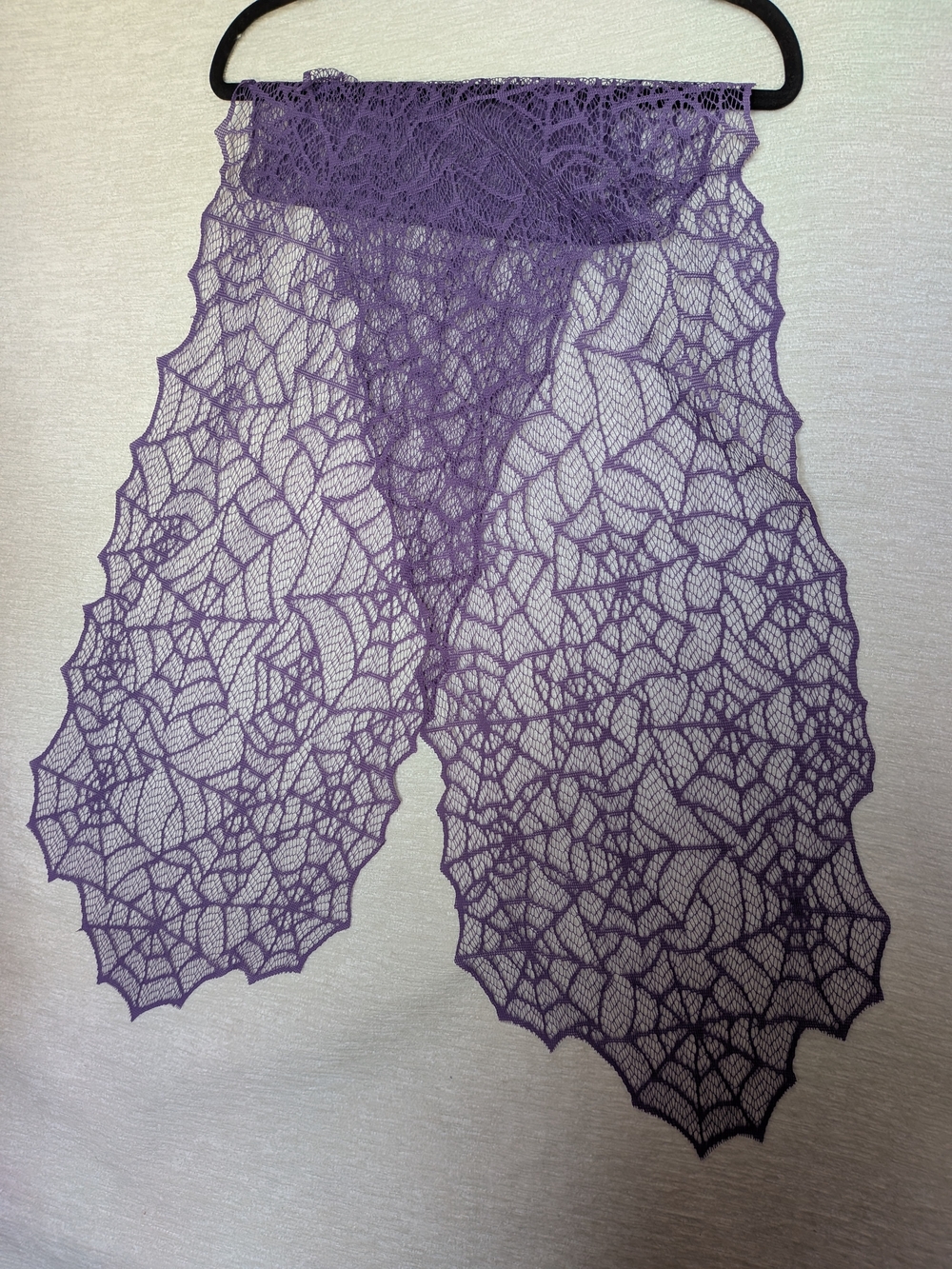 Purple Lace Spiderweb Table RUNNER-70" Long Great For Halloween